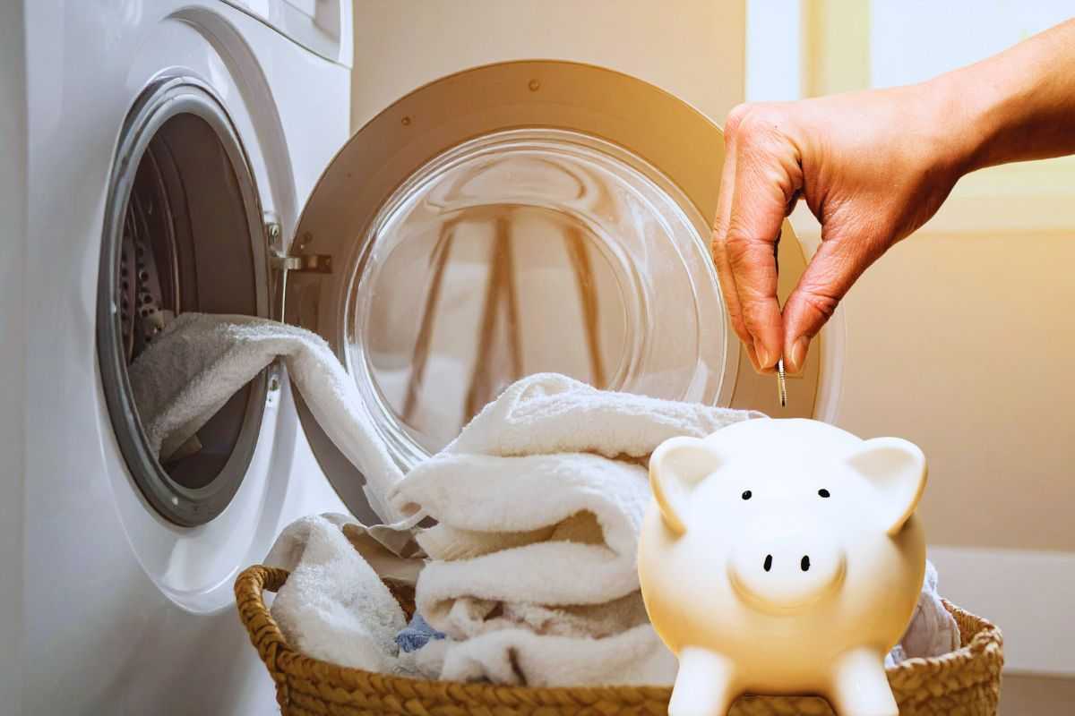 la manutenzione della lavatrice per risparmiare