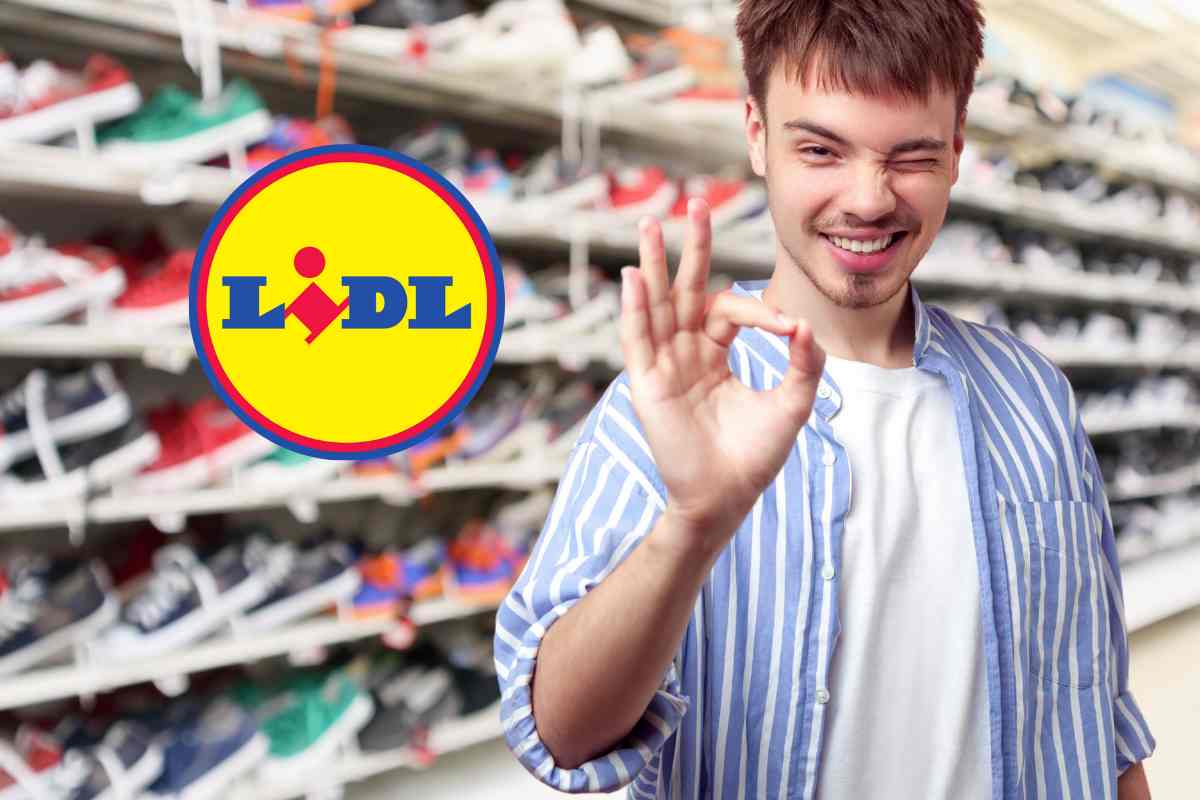 lidl logo ragazzo ok negozio scarpe